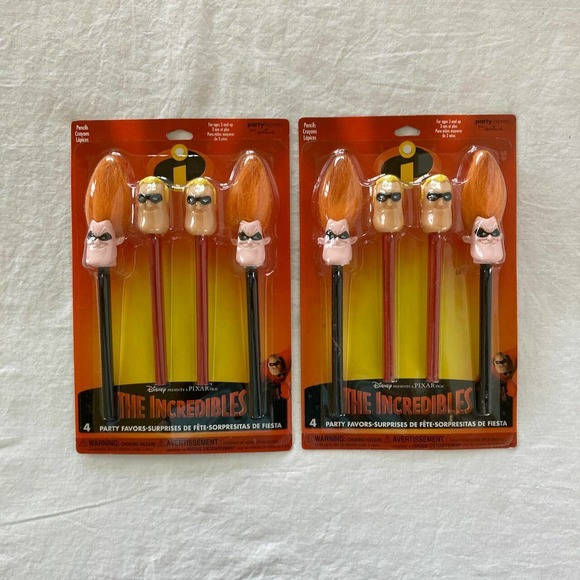 New The Incredibles 1 Table Cover 54" x 102", 4 Packages Party Favors Birthday - Picture 3 of 8